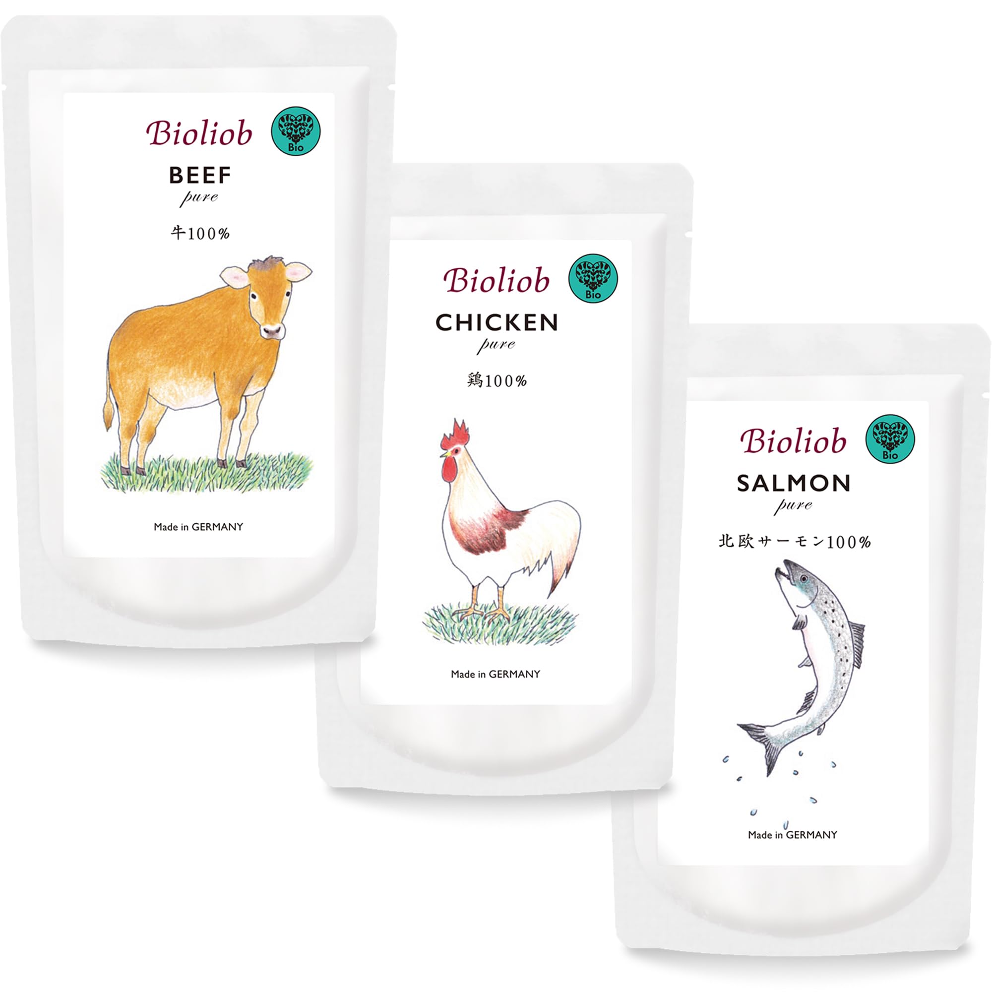 Amazon.co.jp: Bioliob ビオリオーブ ドイツ産 ペットフード 愛犬猫用