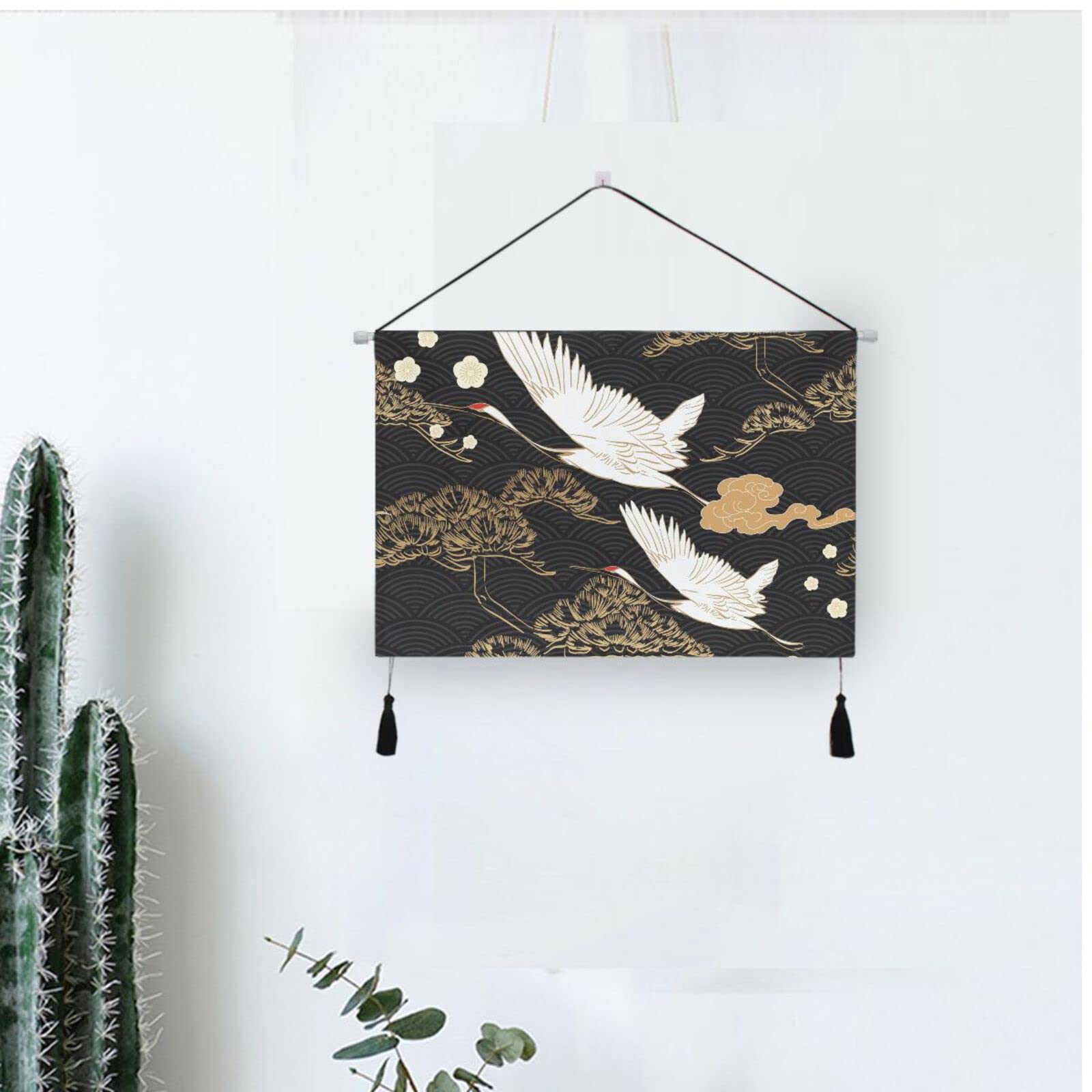屏風 鶴 祝事 和室 松 鷹 松竹梅和風インテリア 壁掛け 畳