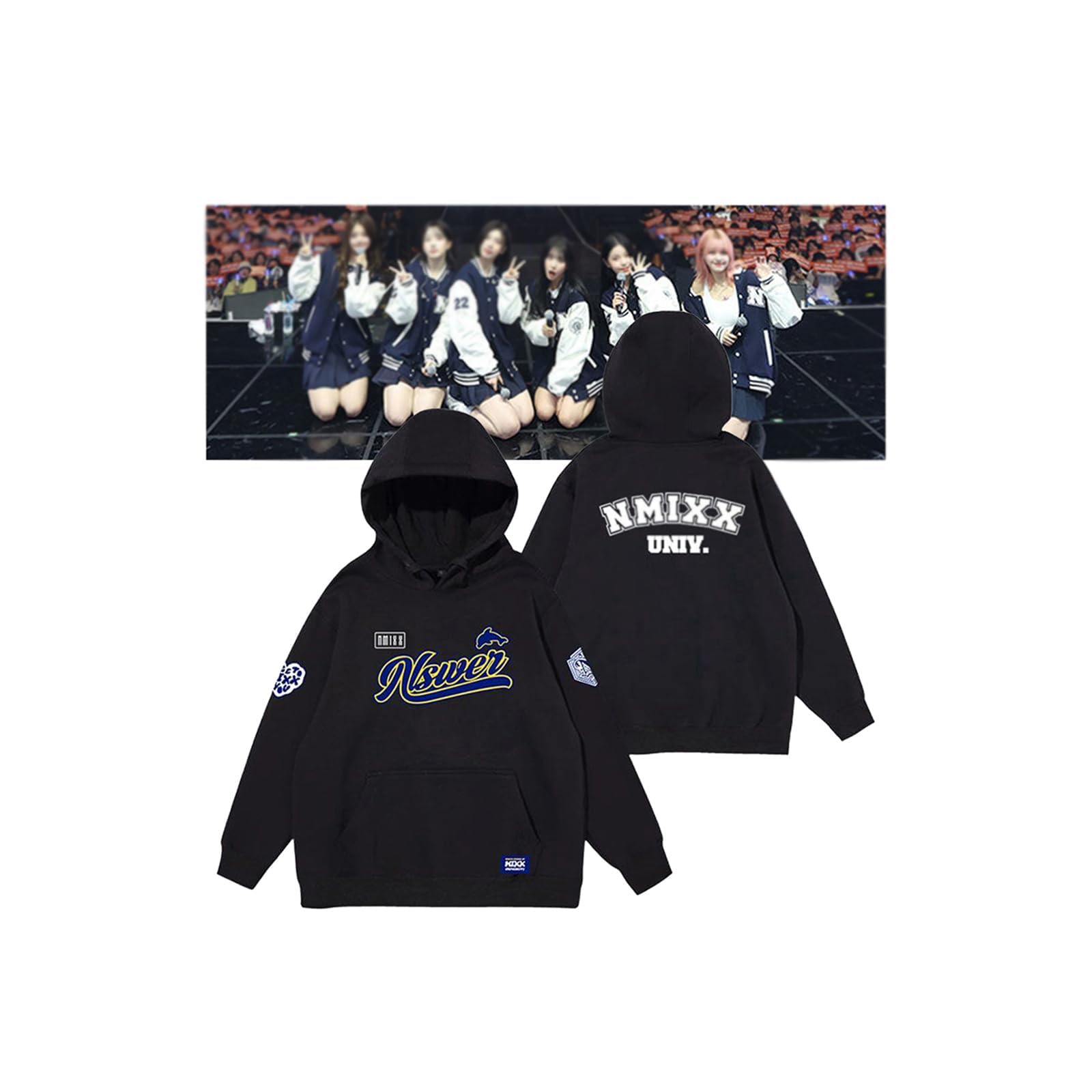 nmixx メンバー全員の直筆サイン入りパーカー nmixx メンバー全員の