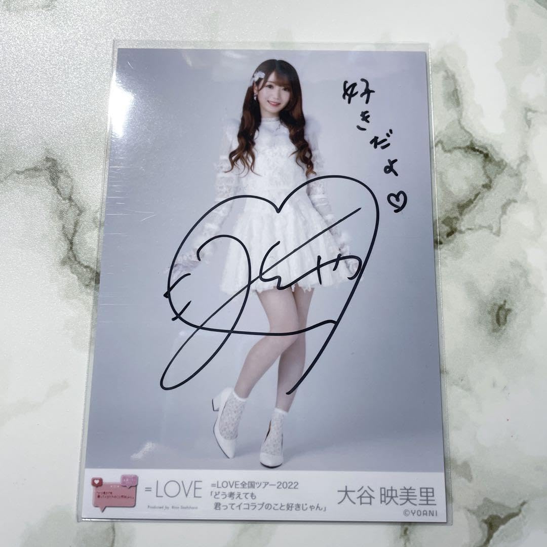 大谷映美里 直筆サインチェキ 2018年 ＝LOVE（イコールラブ） 大谷映美