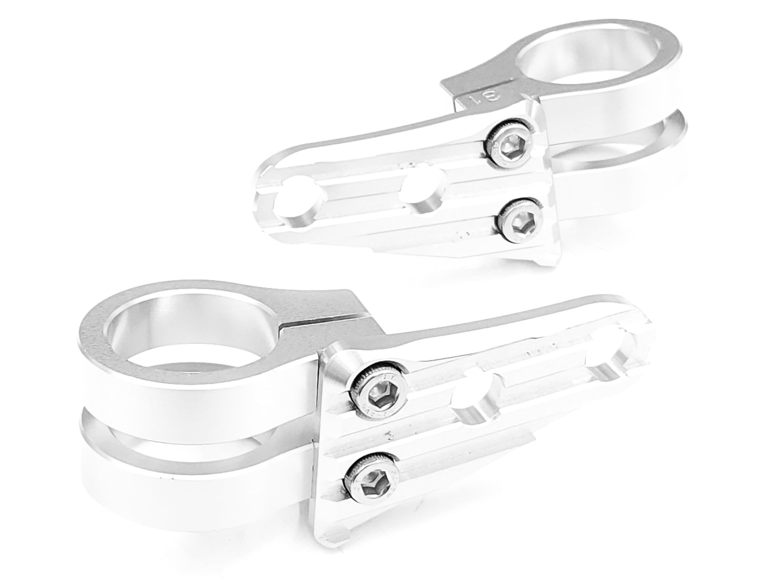 Amazon | ゆ H7-31SV-S ジュラルミン CNC ヘッドライトステー ショート