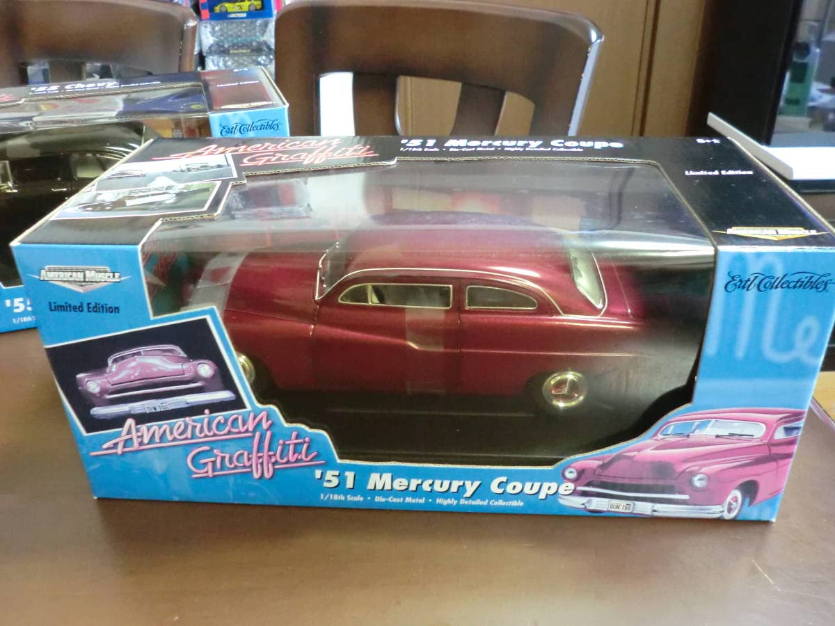 絶版 限定】Ertl 1/18 '51 Mercury Coupe ミニカー