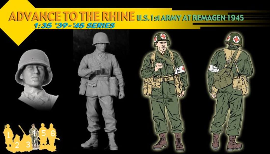 ドラゴン社 他 ミリタリー フィギュア 6体セット + スタンド 5個