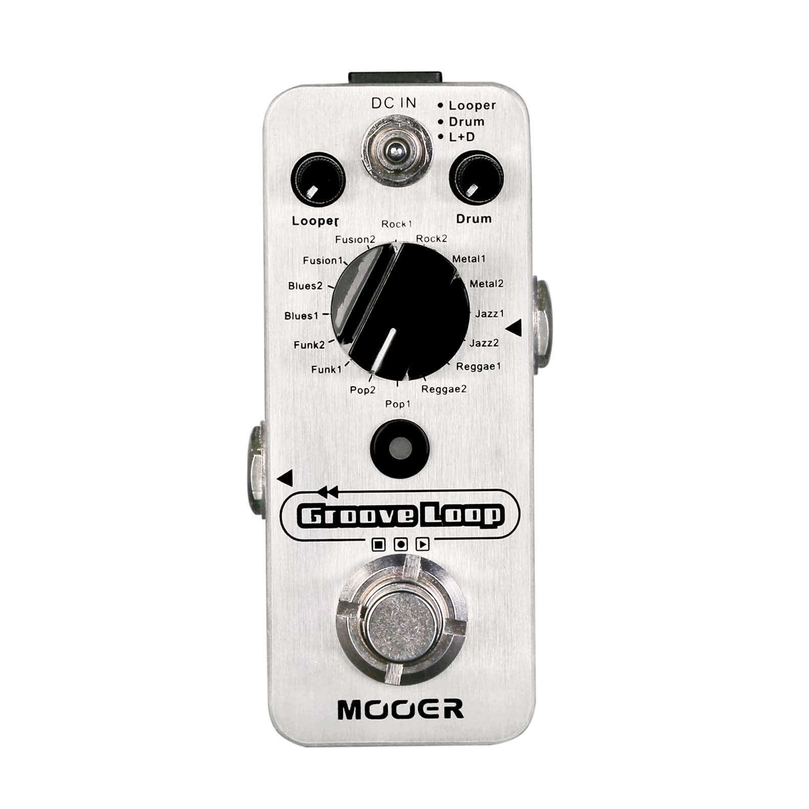 Amazon.com: MOOER Groove Loop drum machine with 20 minute finder