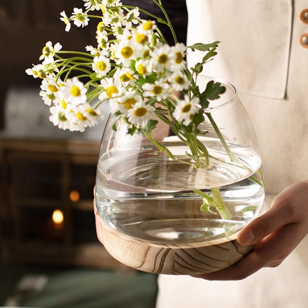 フランス製 大型花瓶 ガラス オシャレ 花びん 花入 M1888 楽天市場