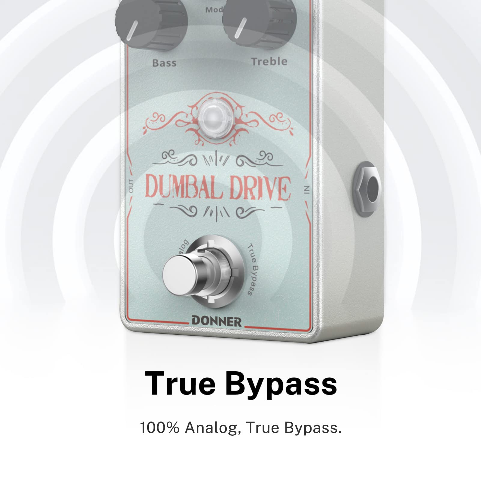 Amazon.com: Donner Dumbal Drive Overdrive Pedal for Electric