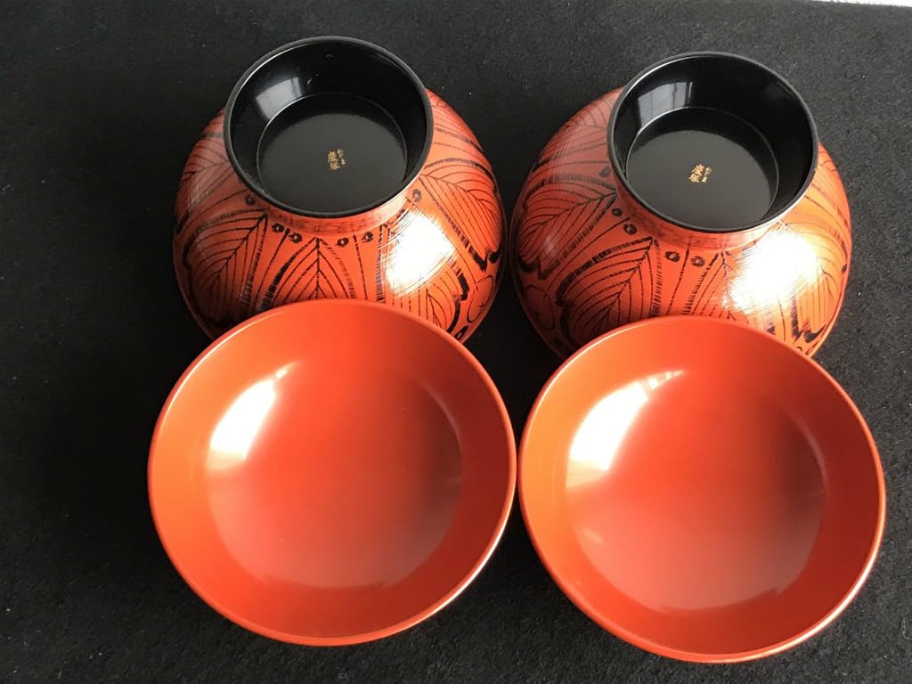 輪島塗 慶塚【溜塗 盛器】 菓子器 丸盆 40cm 天然木 漆塗 茶道具