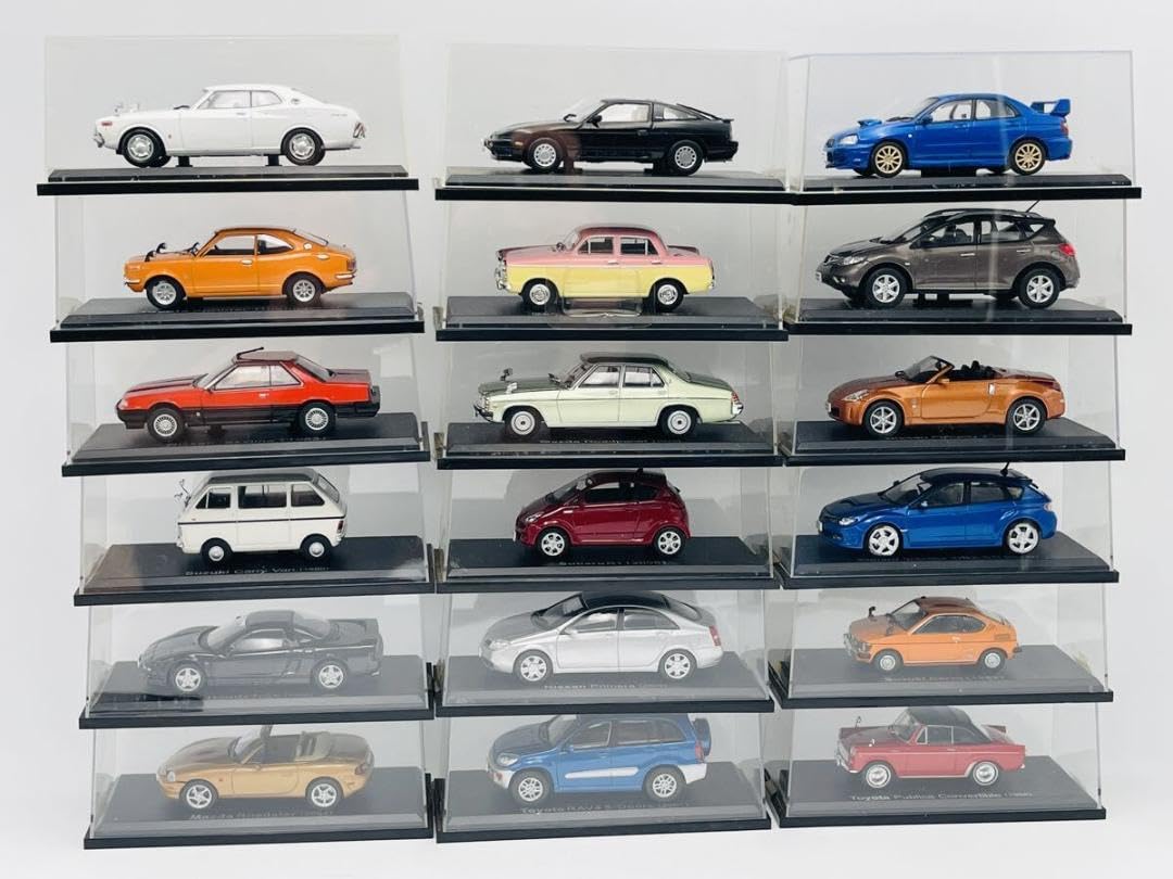 13台セット】国産名車コレクション 1/43 ミドルセダン スポーツセダン