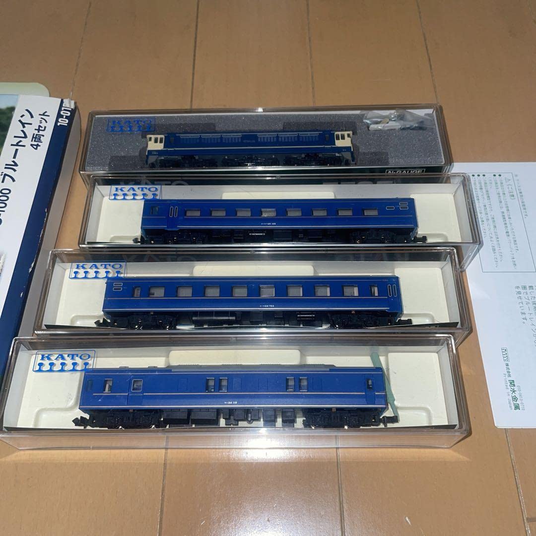 Amazon | KATO EF65-1000 ブルートレイン4輌セット | 鉄道模型 通販
