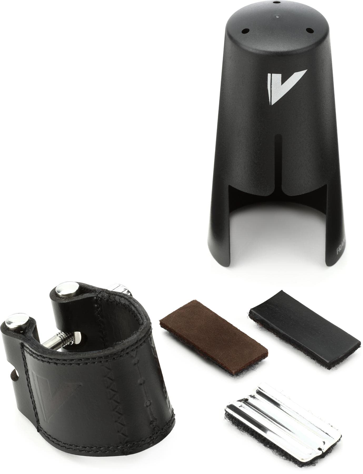 Amazon.com: Vandoren LC21P Leather Ligature and Plastic Cap for Bb