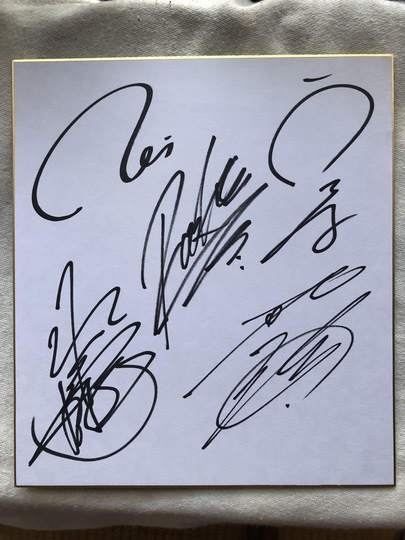 直筆サイン色紙 .: the GazettE 直筆サイン色紙 ガゼット
