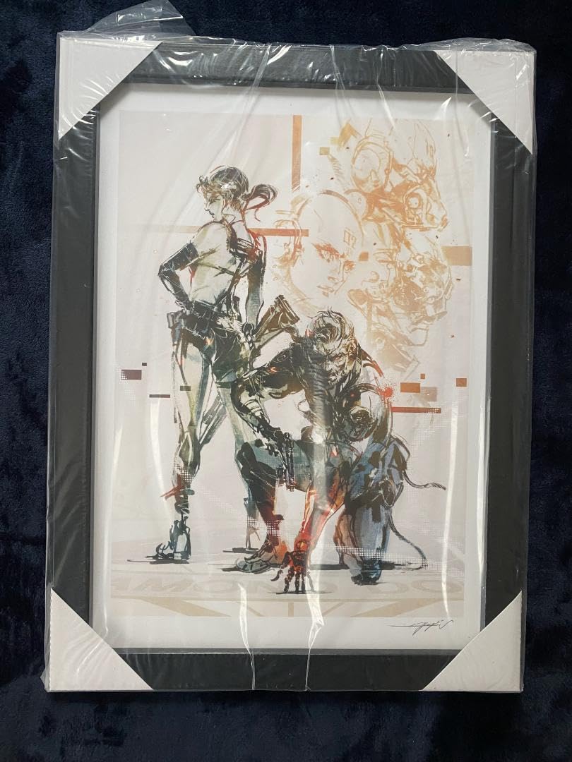 アクリルフレーム入り Happyくじ メタルギアソリッドV LAST賞 複製原画
