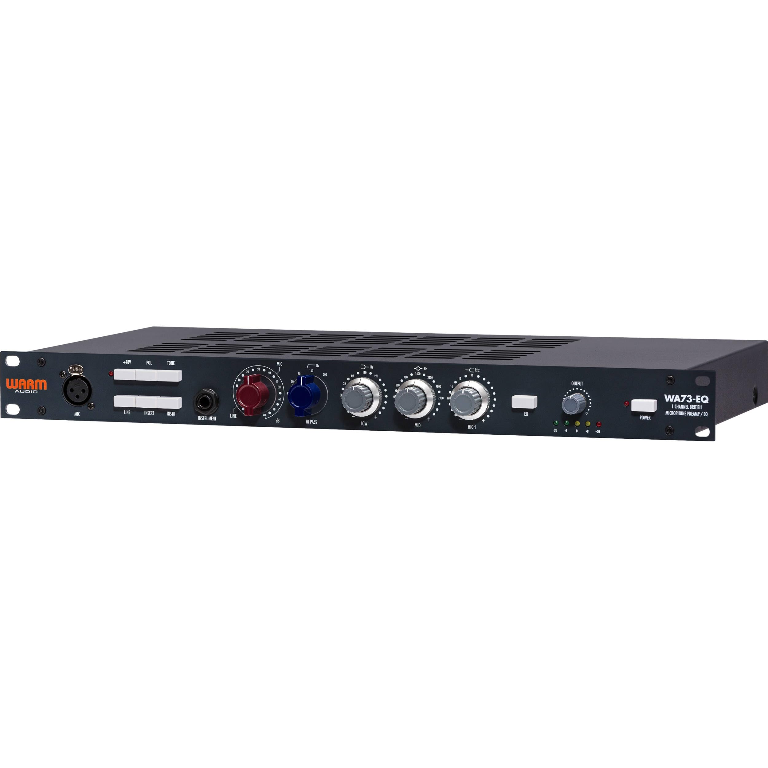 Amazon.com: Warm Audio WA73-EQ Microphone Preamp & EQ with 25