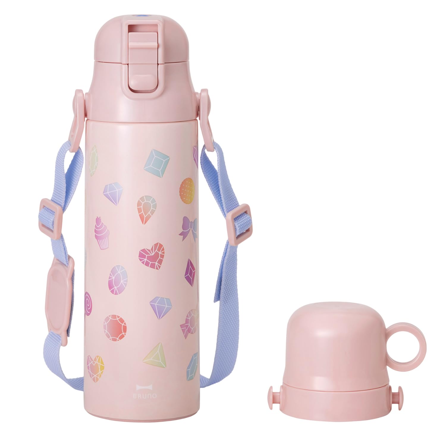 Amazon | BRUNO LIGHT 2WAY Kids Bottle BHK255-JPK JEWEL PINK