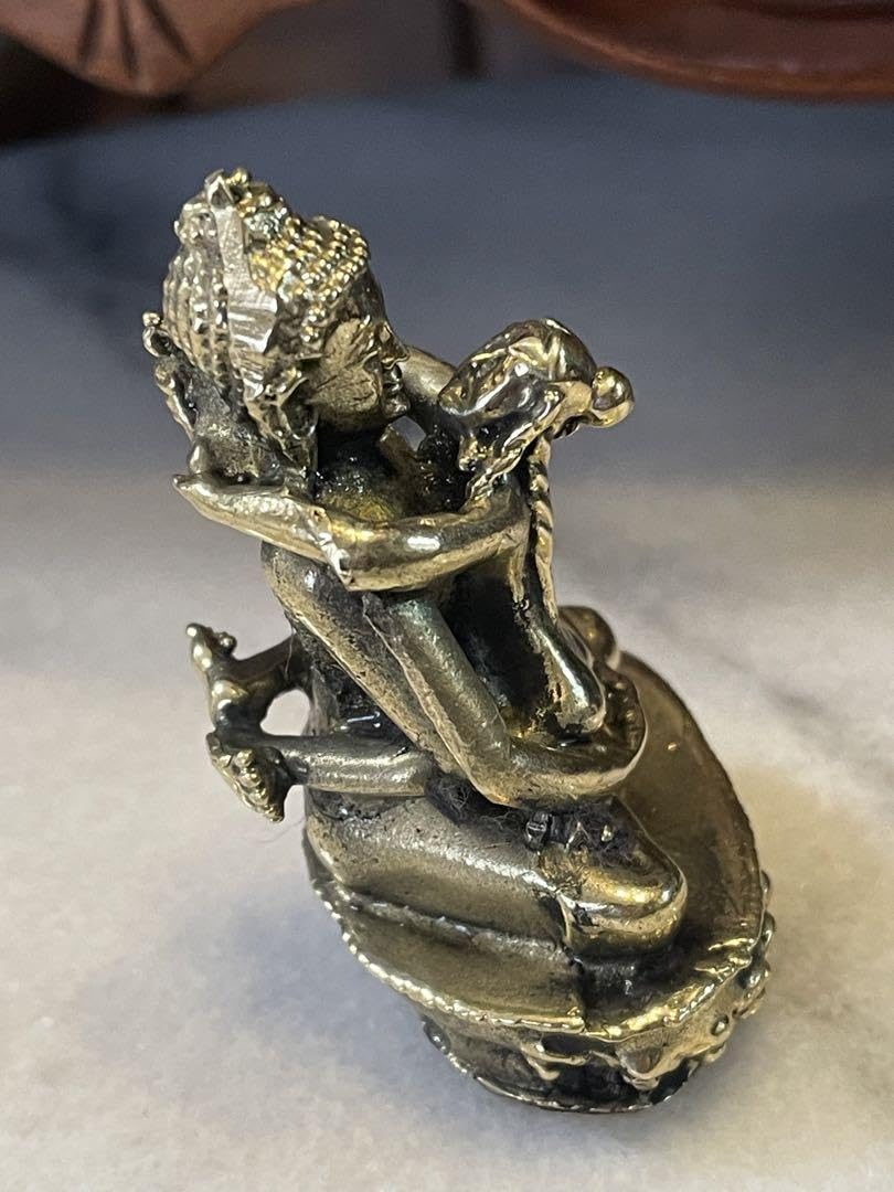 真鍮ヤブユムシャクティ仏像歓喜仏