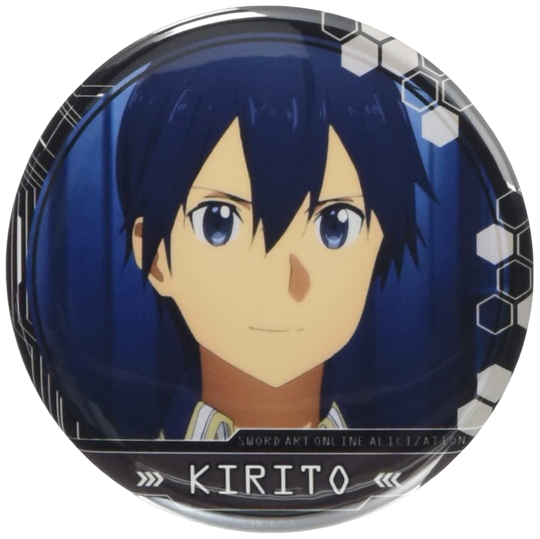 d➕ソードアートオンライン➕ キリト 両手挙げ 缶バッジ ➕ソード