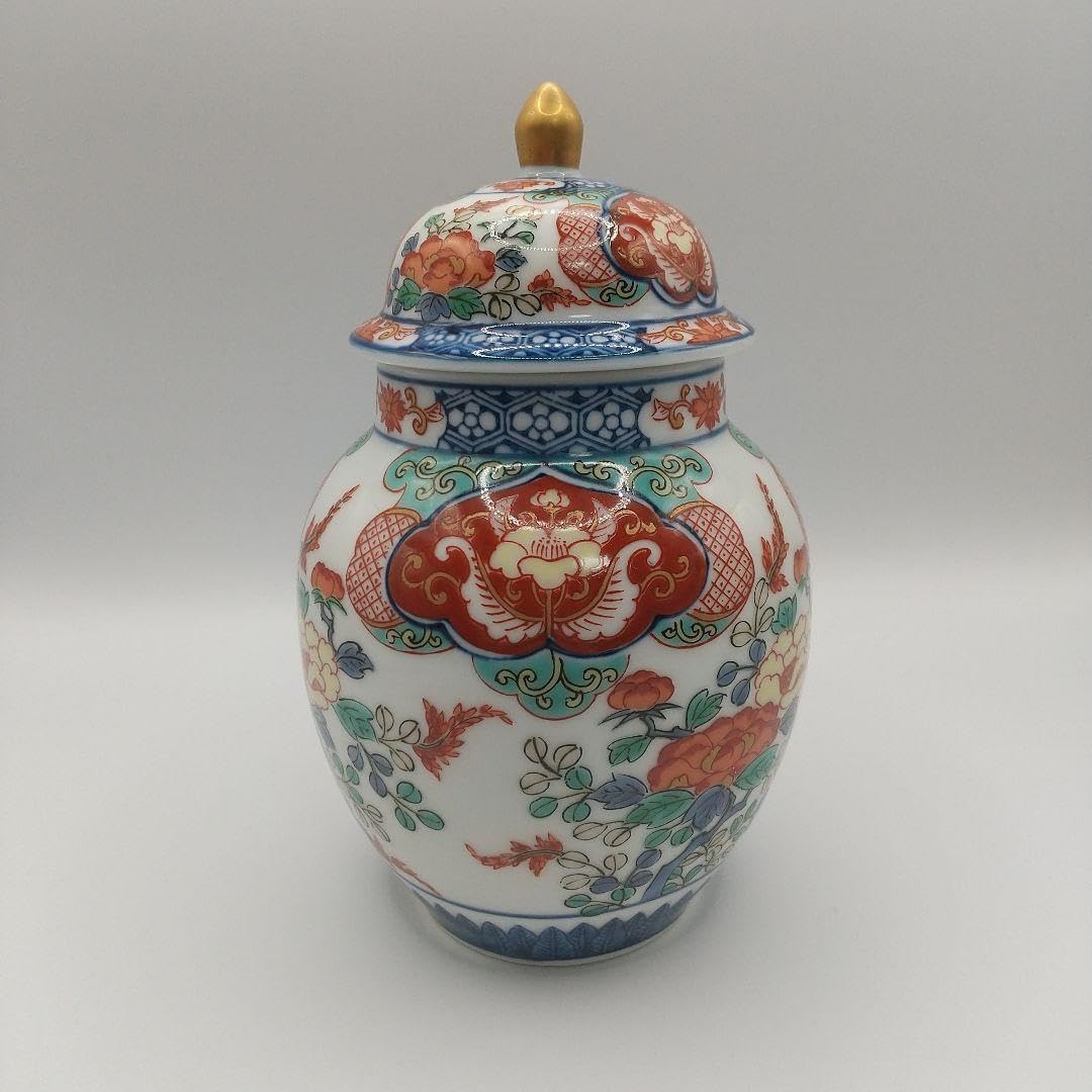 流】伊万里焼 夢右衛門作 染付沈香壺 三段壷 高さ77cm KH608◎