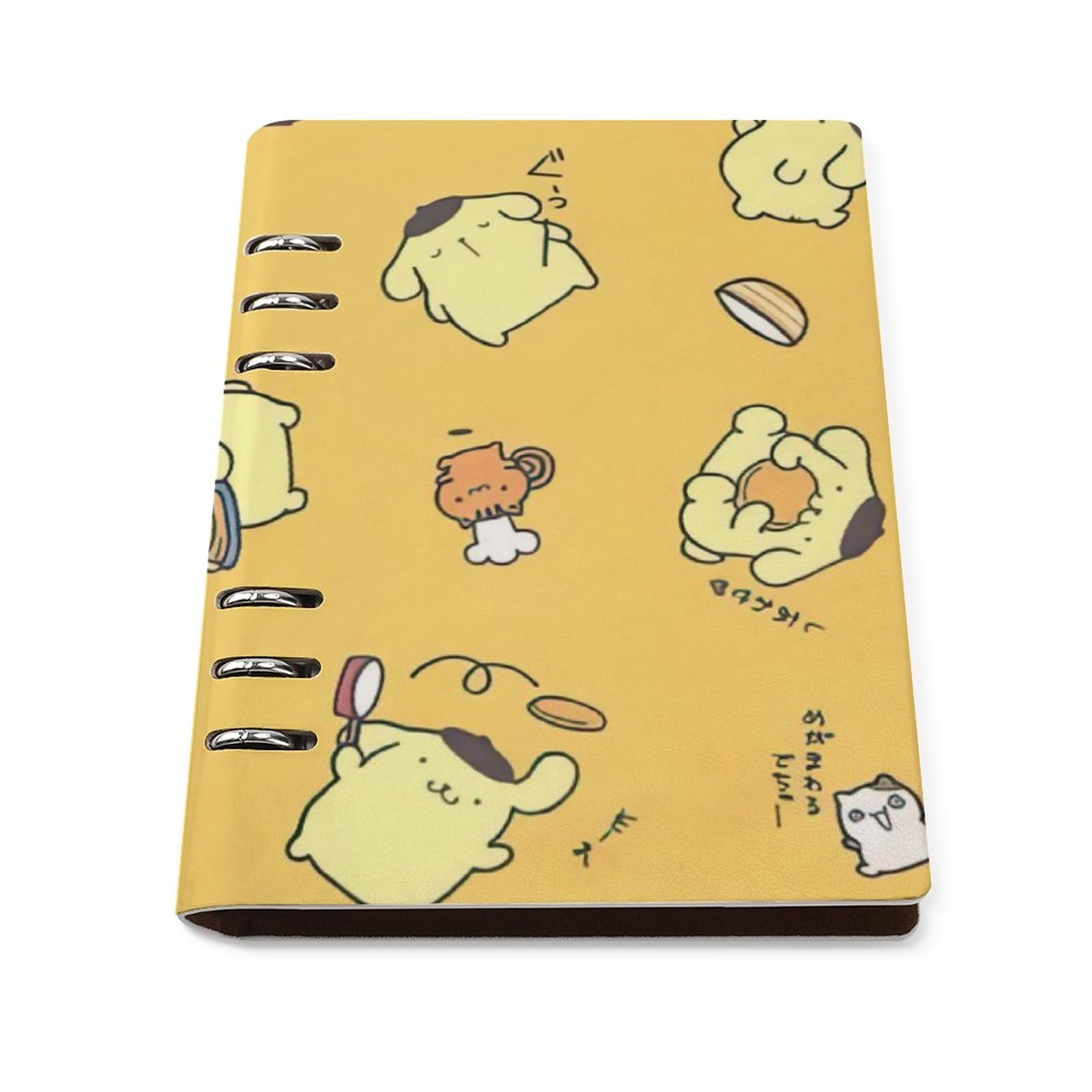 Amazon.co.jp: ポムポムプリン ルーズリーフ 手帳 システム手帳 6穴