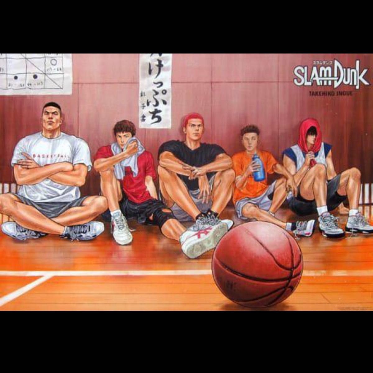 スラムダンクポスター高級額縁付き 新装再編版 全巻購入特典