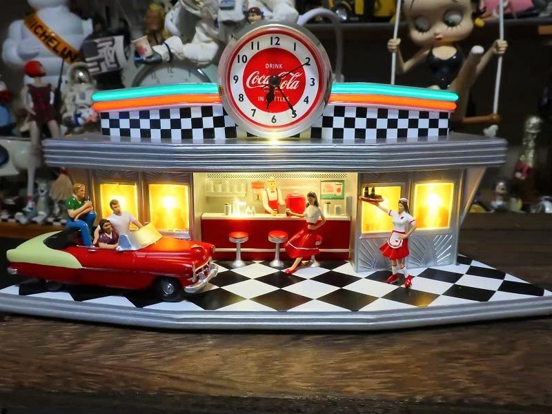 マクドナルド ミニチュア ジオラマ ライト アメリカンダイナー 1996年