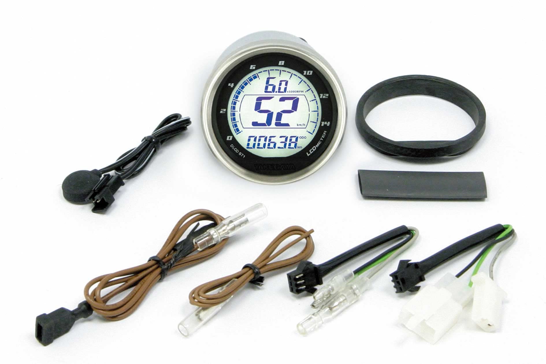 Amazon | スペシャルパーツ武川(TAKEGAWA) DタイプLCDスピード&タコ