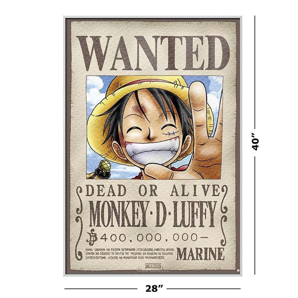 ワンピース WONDAコラボポスター（額縁付き） ワンピース WONDAコラボ