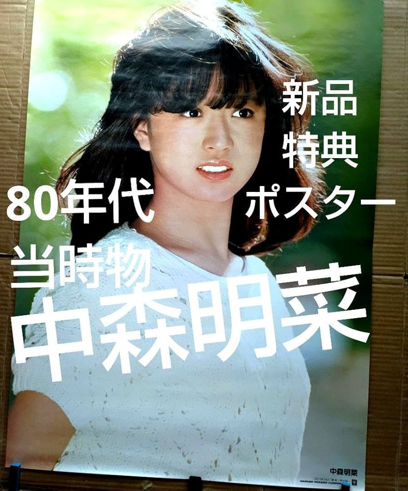 キ*朗様 中森明菜 Canon 宣伝ポスター キ*朗様 中森明菜 Canon 宣伝