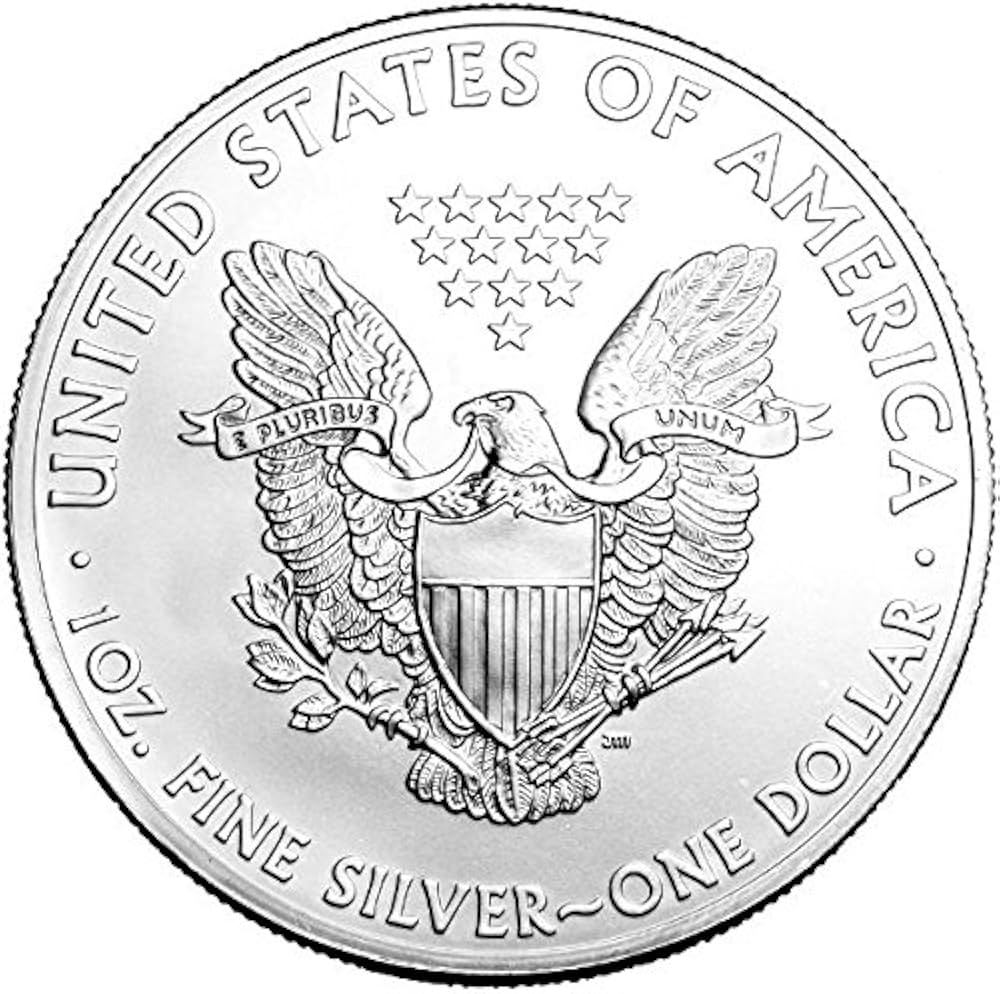 1987-1 oz American Silver Eagle .999 Fine Silver with our