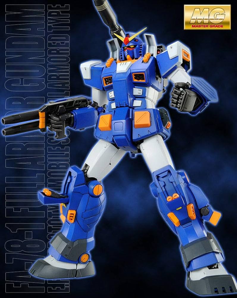 Amazon | MG 1/100 フルアーマーガンダム （ブルーカラーVer