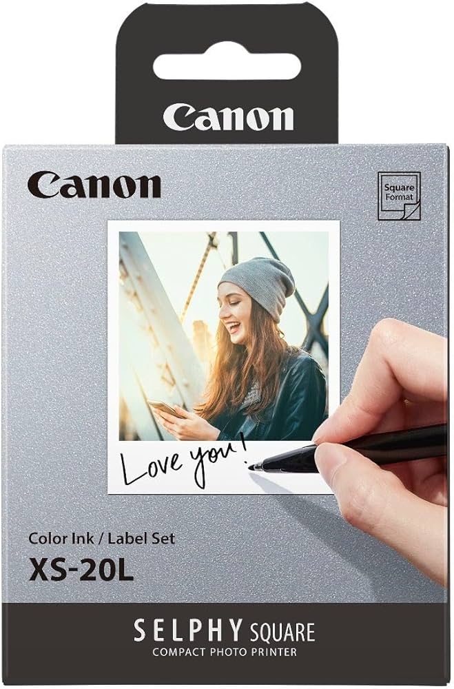 Amazon.co.jp: Canon SELPHY SQUARE QX10/QX20 Color Ink/Label Set XS