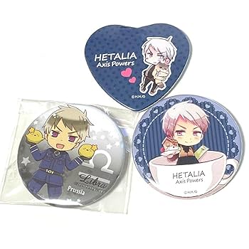 ヘタリアヒサゴハート缶バッジセット
