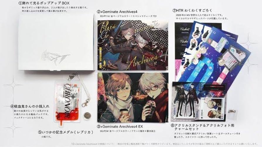 Amazon.co.jp: ChroNoiR Geminate Archives 4 ボックスセット : おもちゃ
