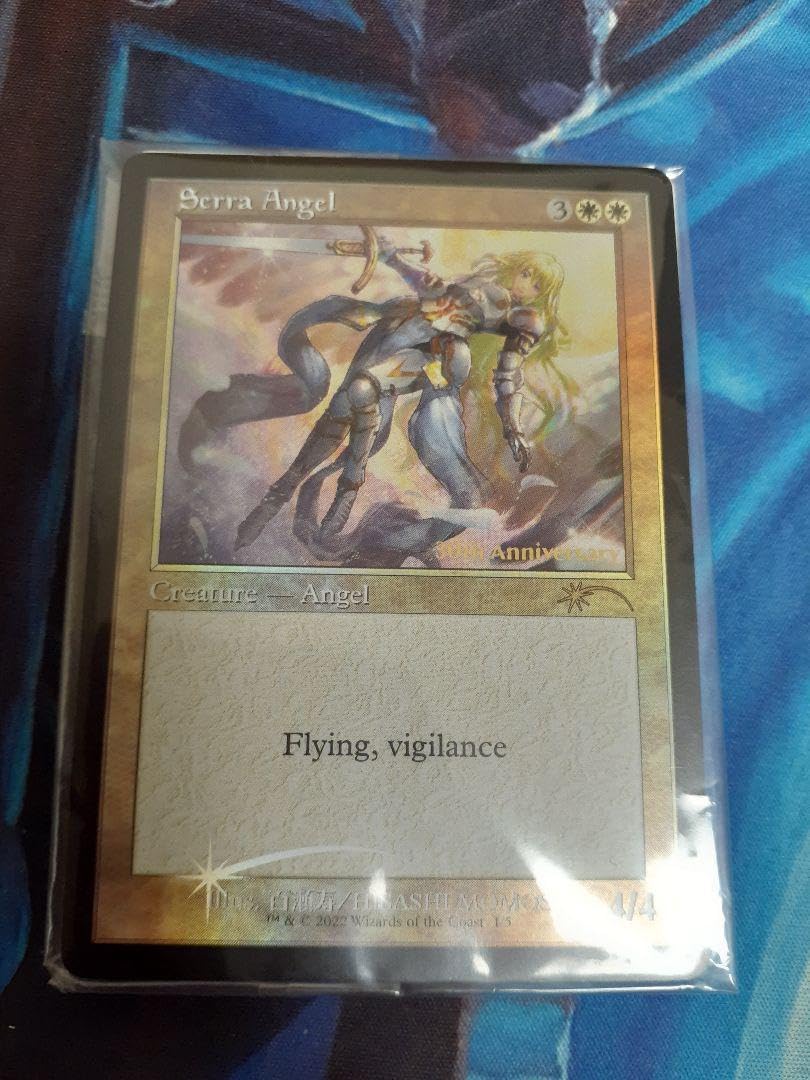 MTG 稀少 セラの天使 旧枠 FOIL 30周年プロモ サイン入り .:
