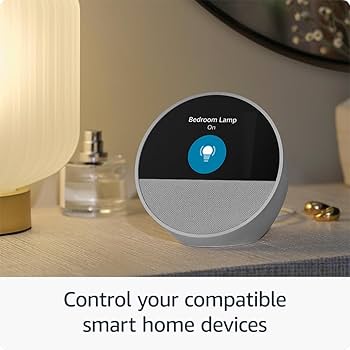 Amazon.com: Amazon Echo Spot (newest model) in Glacier White
