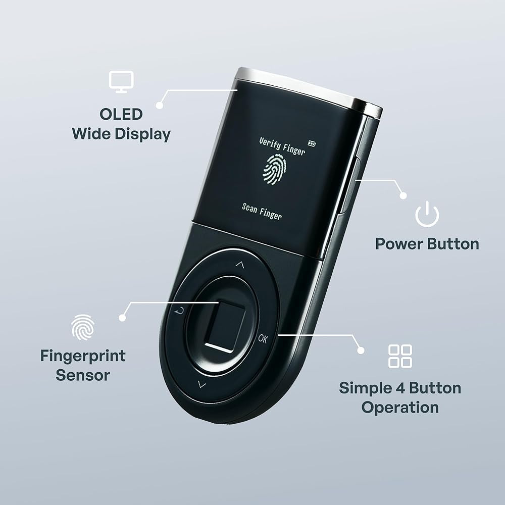 Amazon.co.jp: D'CENT 指紋認機が使える生体認証システム搭載の仮想