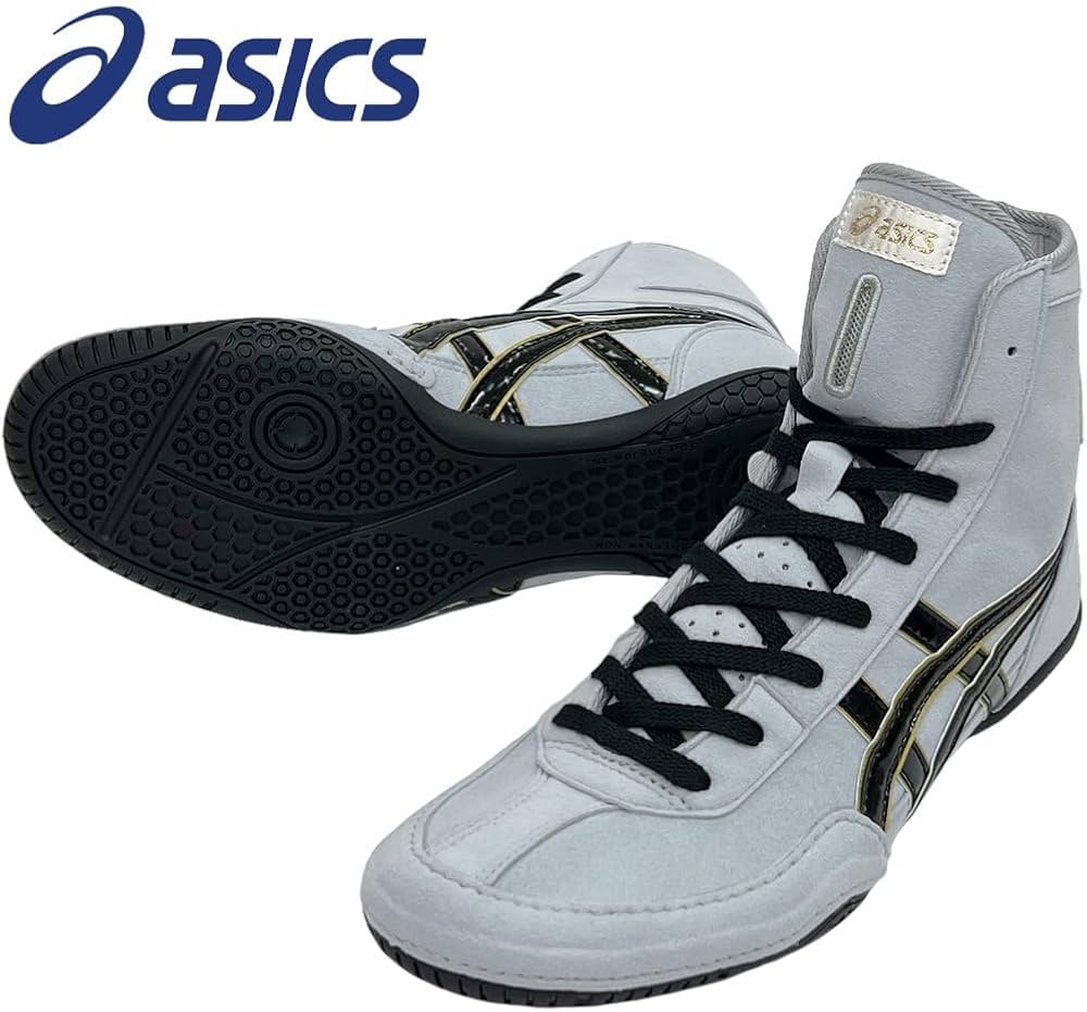 asics ボクシング/レスリングシューズ 白/銀 asics ボクシング
