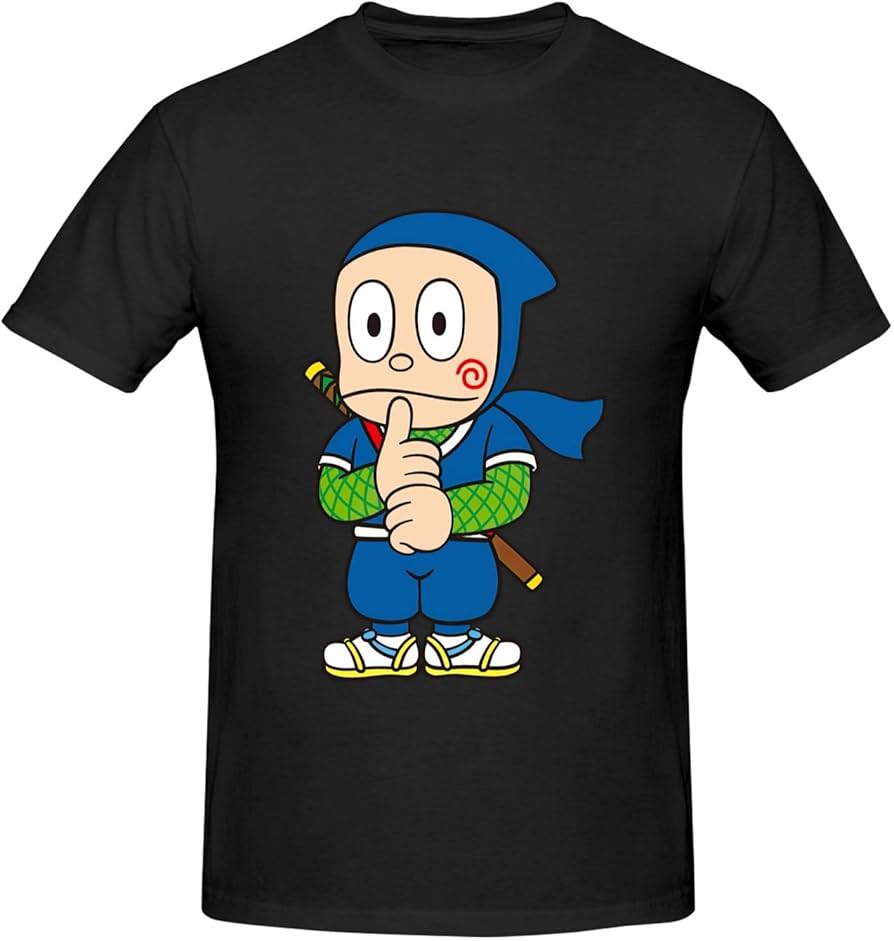 Amazon.co.jp: 忍者ハットリくん 半袖 メンズ Tシャツ ビッグt