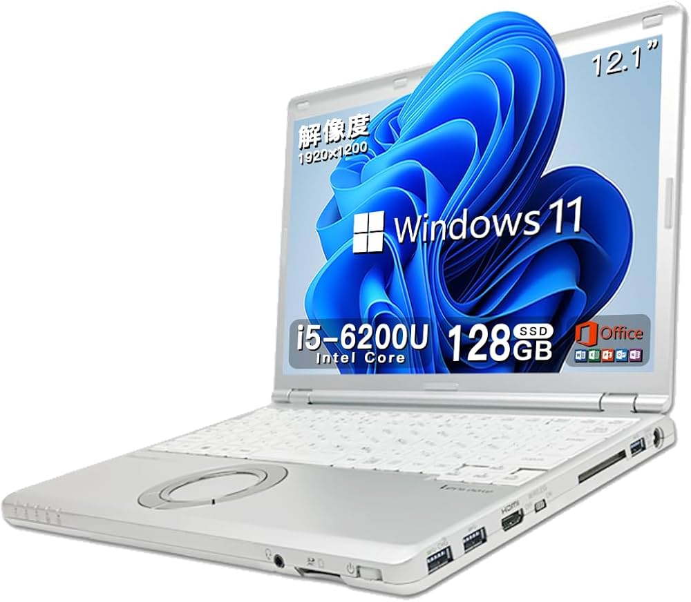 Win11 Office搭載 CF-SZ5 メモリ8GB SSD128GB Let's note Panasonic第6