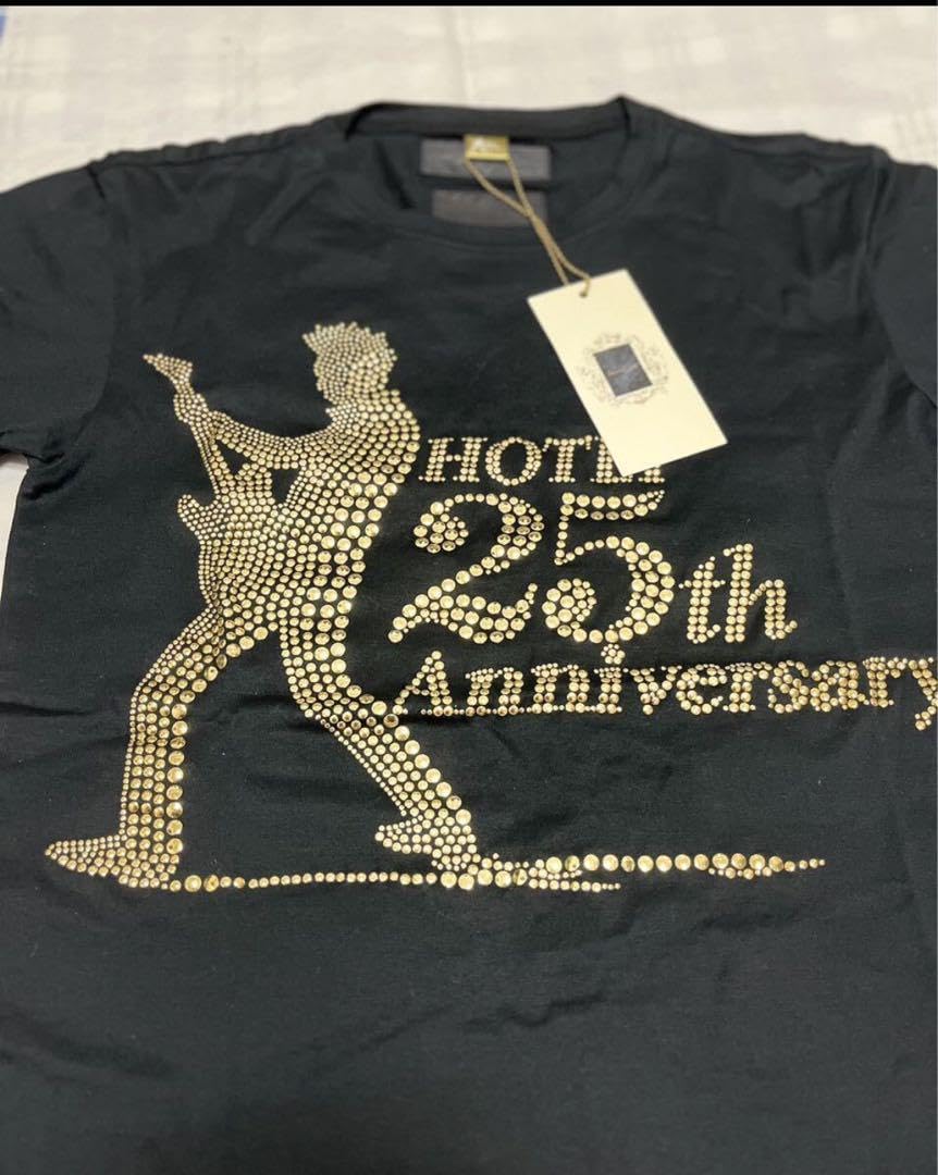 布袋寅泰 25th Tシャツ DRESS CAMPスワロフスキー バック付 布袋寅泰