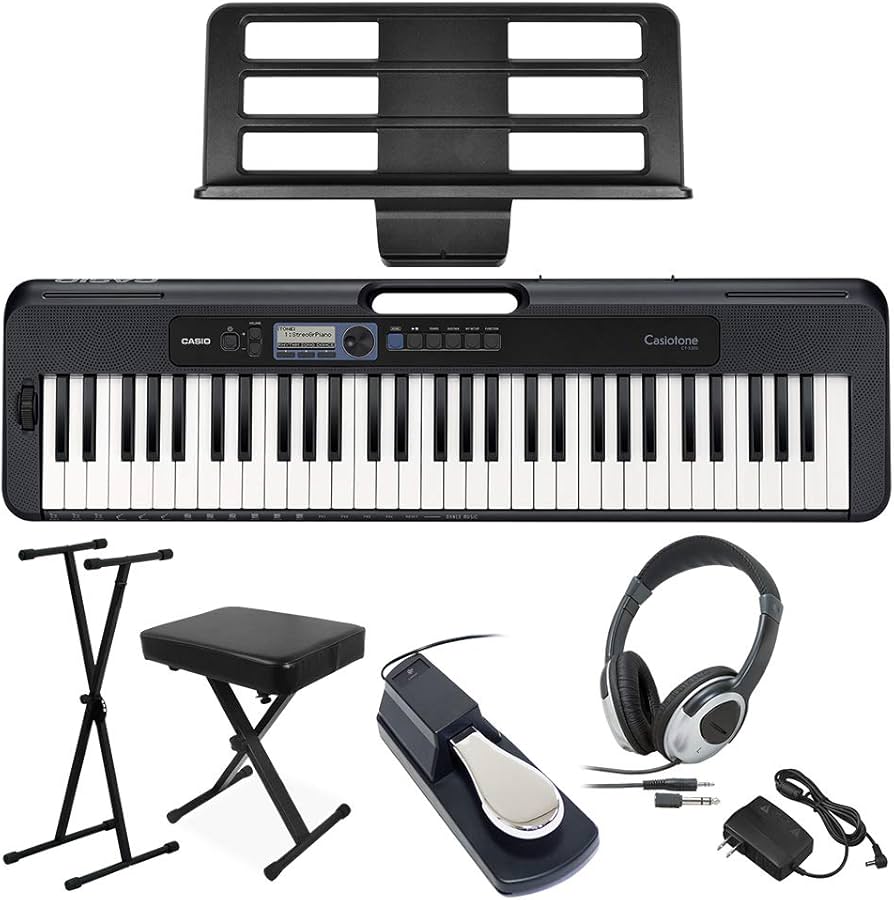 Amazon | CASIO CT-S300 スタンド・イス・ヘッドホン・ペダルセット 61