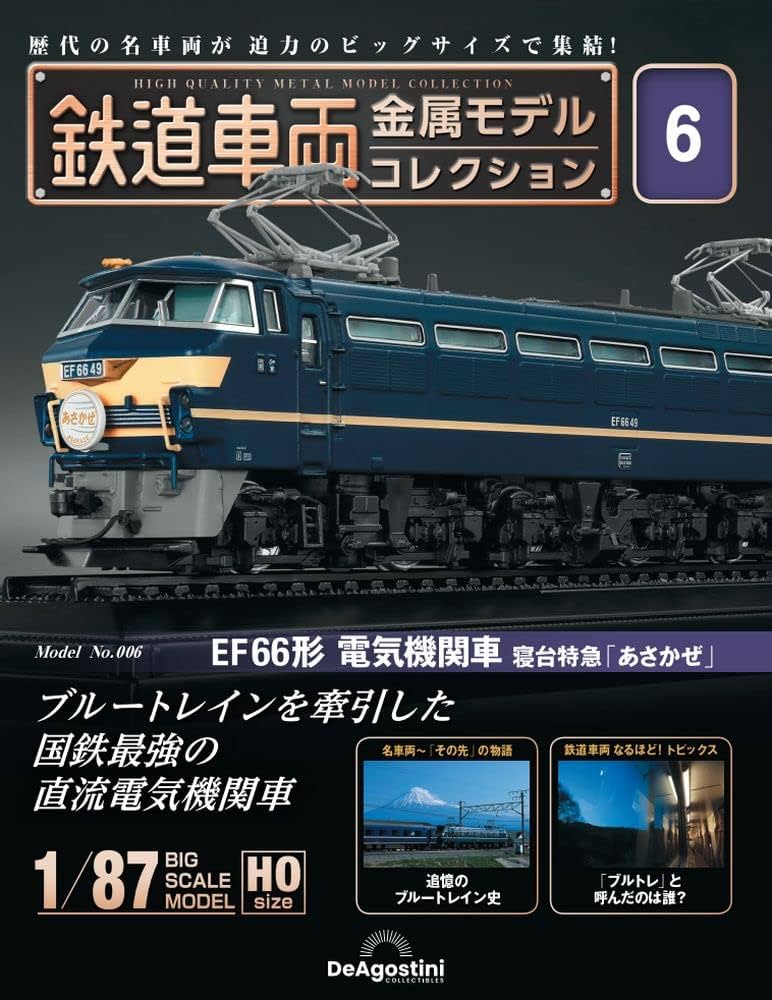 鉄道車両 金属モデルコレクション 6号 (EF66形 電気機関車 寝台特急