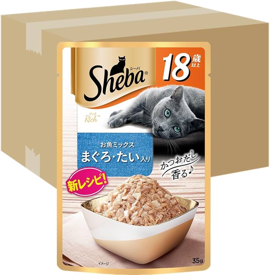 Amazon.co.jp: シーバ リッチ ウェット 18歳以上 お魚ミックス まぐろ