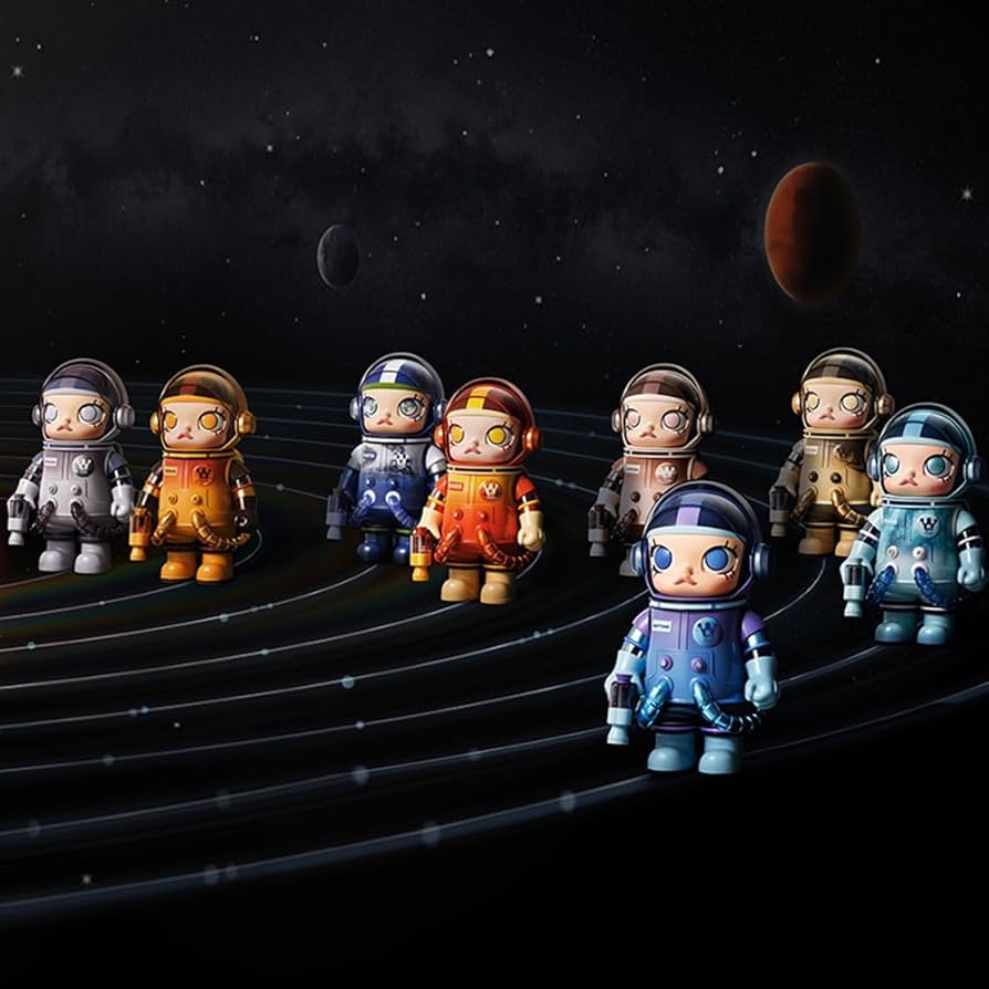 Amazon.co.jp: POPMART MEGA コレクション 400％ SPACE MOLLY Planet