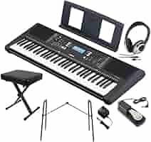 YAMAHA PSR-E373 電子キーボード スタンド付き Amazon.co.jp: YAMAHA