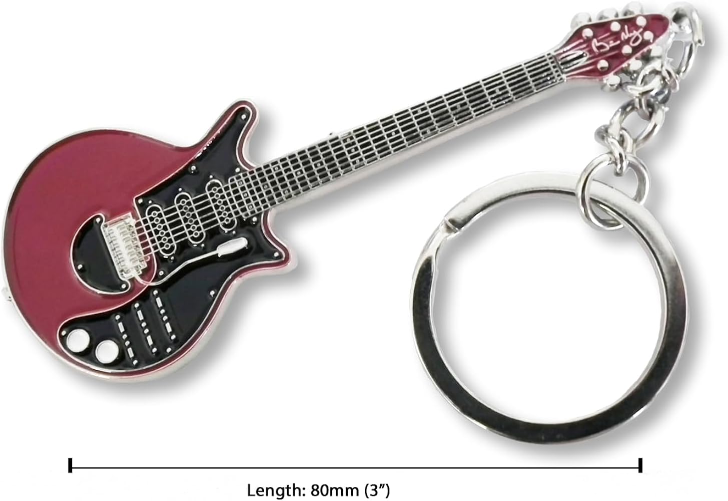 Gifticuffs Brian May-(Queen) Red Special replica guitar keyring