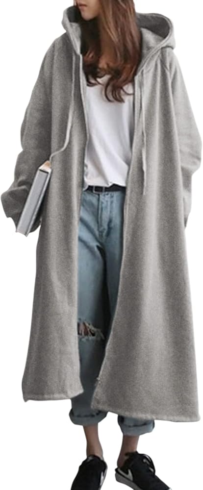 Amazon.co.jp: [マリアマーファ]あったか 裏起毛 フード付き ロング