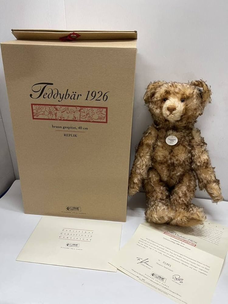 Amazon.co.jp: 1926年 シュタイフ テディベア 40センチ 復刻 2003年