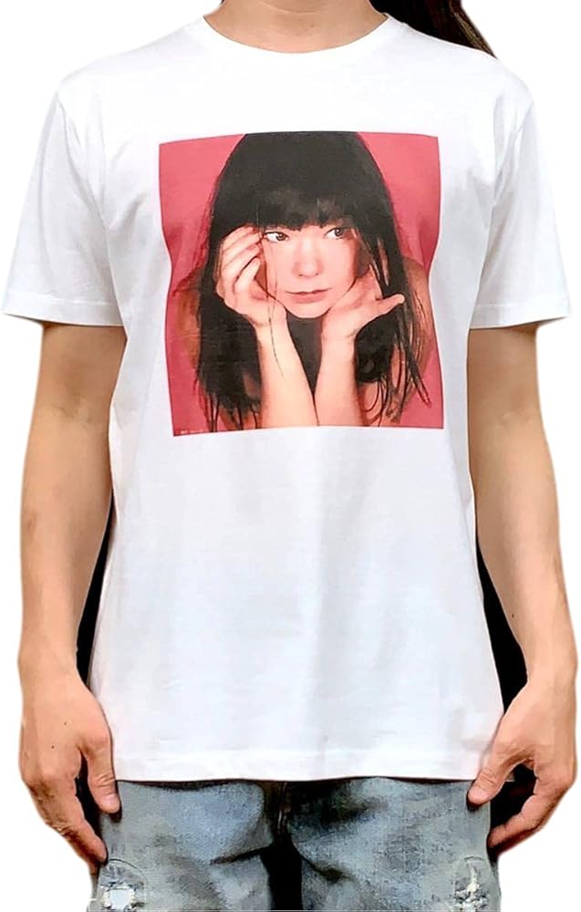 Amazon | Bjork ビョーク フォト プリント Tシャツ S M L XL (L) | T