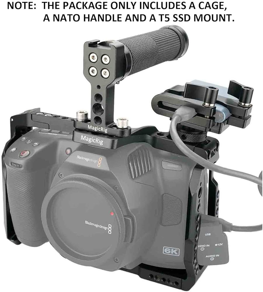 セット] BMPCC 6K PRO +レンズ、リグセット