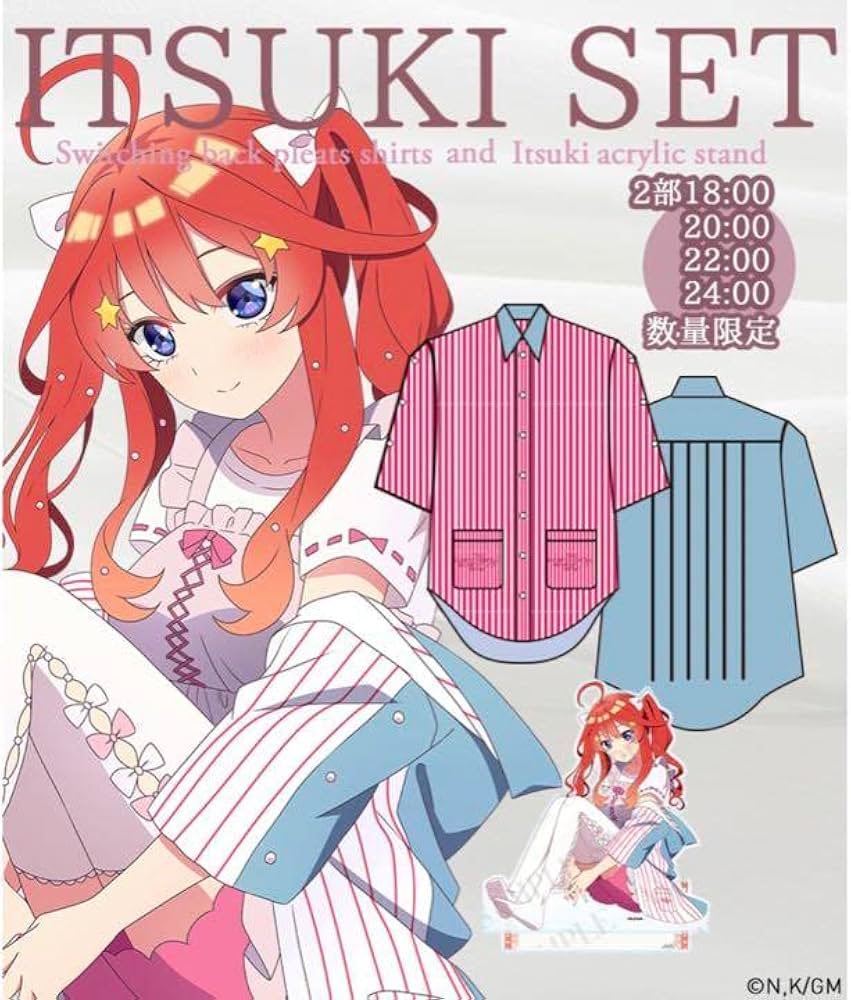 五等分の花嫁中野五月アクリルスタンドUGC アパレルコラボ